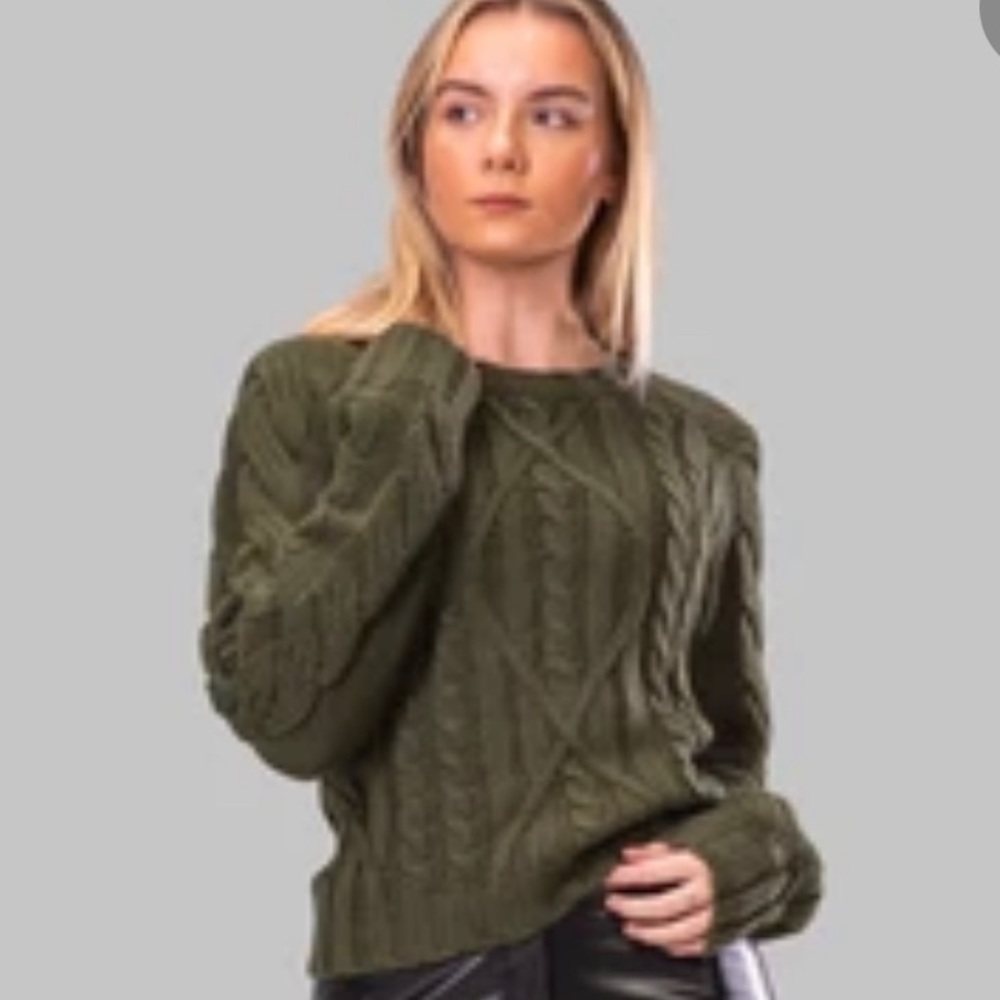 By Egreis Olive Marci Sweater {NWOT}